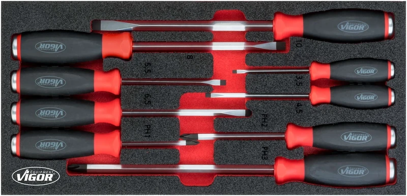 Vigor Vigor_V5068 Impact Cap Screwdriver Set