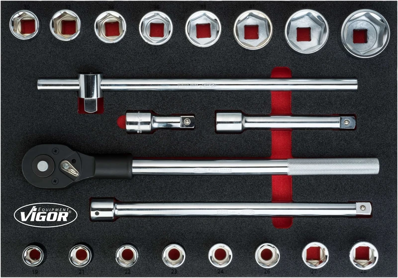 Vigor Vigor_V5109 Socket Tool Set (21-Piece) - Image 1