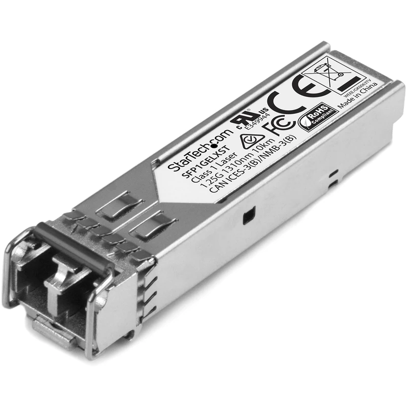 StarTech.com Juniper SFP-1GE-LX Compatible SFP Module - 1000BASE-LX - 1GbE Single Mode Fiber SMF Optic Transceiver - 1GE Gigabit Ethernet SFP - LC 10km - 1310nm - DDM (SFP1GELXST)
