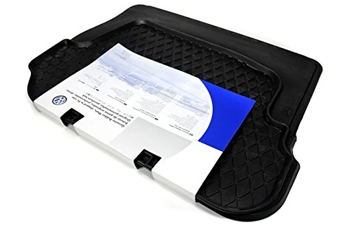 Volkswagen 3B0061511A041 Rubber Foot Mats Rear, Black