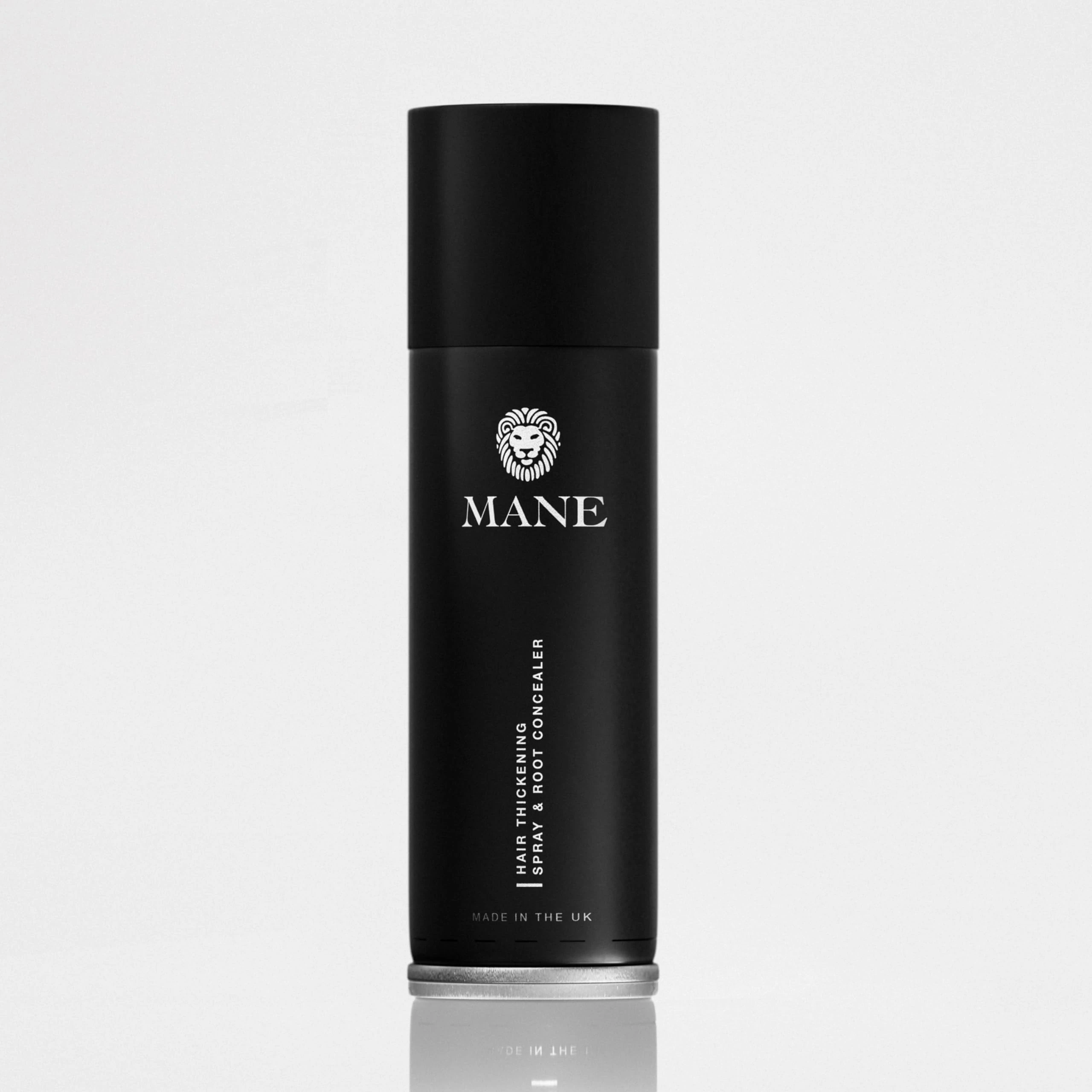 Mane Hair Thickening Spray & Root Touch Up, Hair Thickener, Hair Thickening Fiber Spray by Mane for Women & Men, Conceal Hair Loss & Thinning Hair - Medium Brown - (200 ml)
