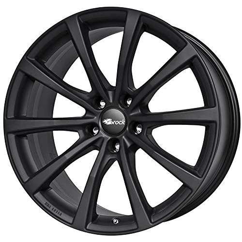 Brock B32 11 x 20 ET 50 Bolt Circle 5 x 112 Hub Centering 57.1 580070888, Black-Matt Painted