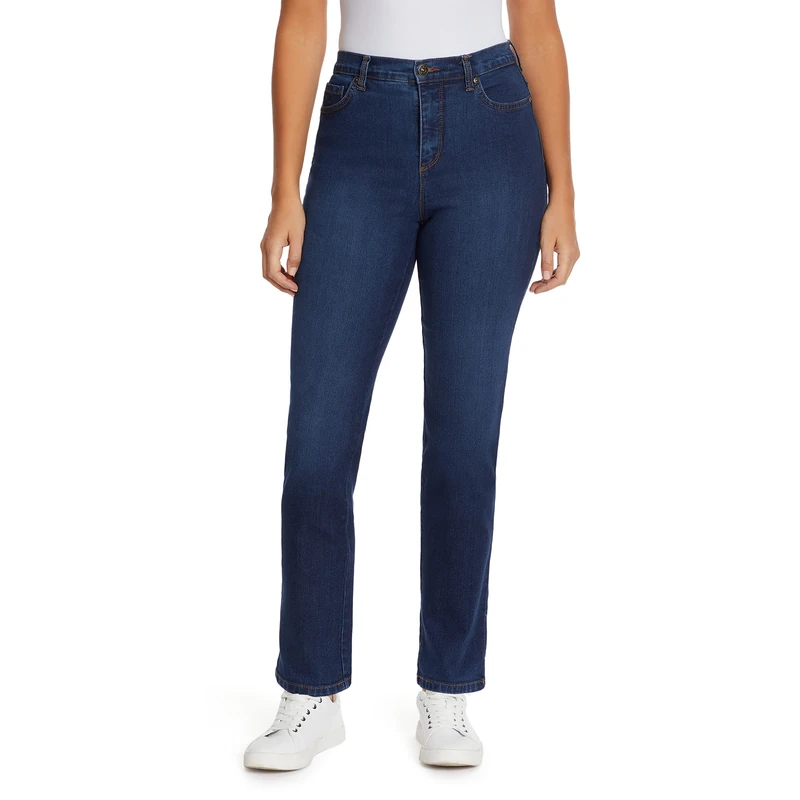 Gloria Vanderbilt Women's Petite Amanda Classic Tapered Jean, Scottsdale Wash, 4 Short - Image 1