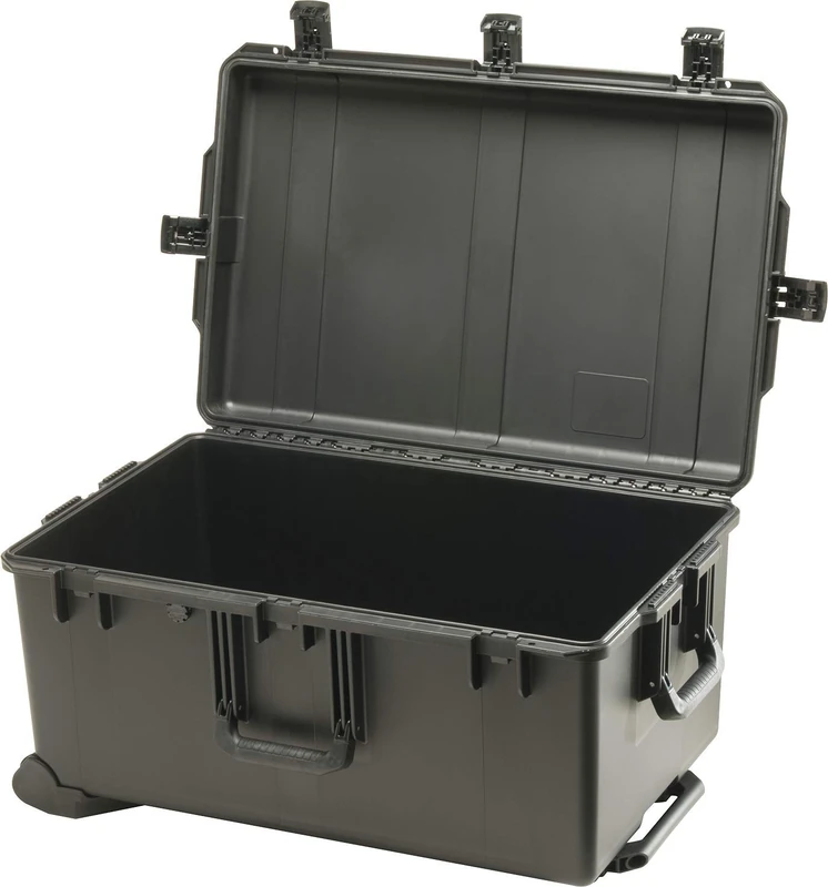 PELI Storm IM2975 Rugged Transport Container for AV Broadcast and Fragile Objects, Watertight and Dustproof, 162L Capacity, Made in US, No Foam, Black