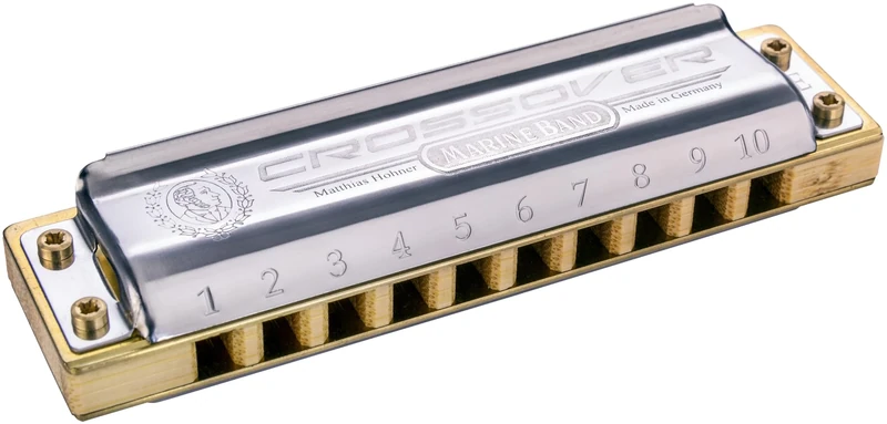 Hohner Marine Band Crossover Harmonica G Major High Octave - M2009186X
