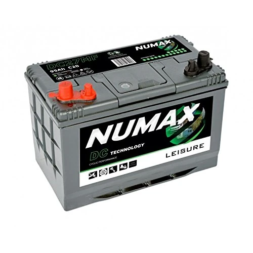 Numax 12V 95AH DC27MF Deep Cycle Leisure Marine Battery Motorhome Caravan Boat - NCC VERIFIED