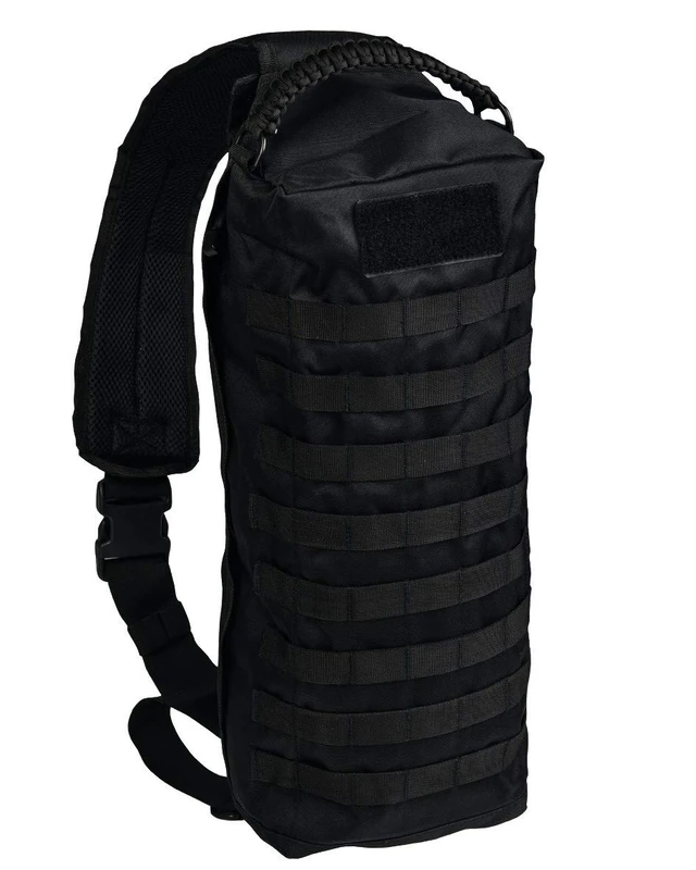 Mil-Tec Men's Sling Shoulder Bag, One Size, black, 1