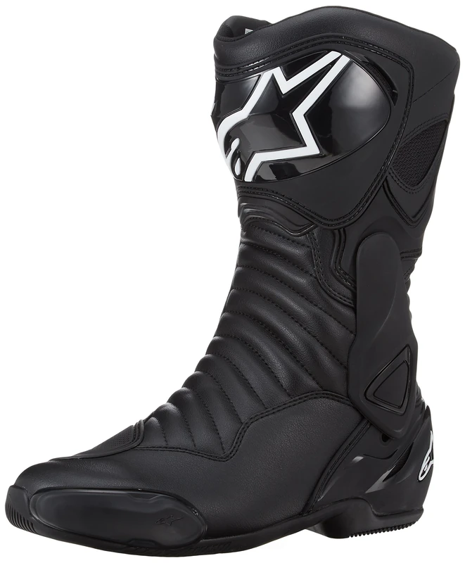 Alpinestars 22230171100-41 Men’s Motorcycle Boot, Black/Black, 7 UK