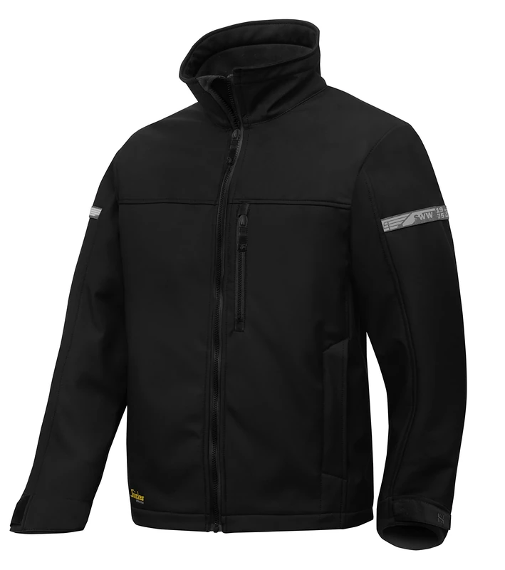 Snickers 12000404004 Size Small "AllroundWork" Softshell Jacket - Black
