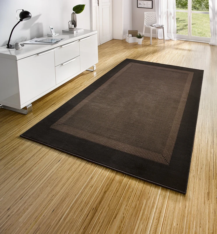 Hanse Home Rug Runner Band 120 x 170 cm - Carpet Runner Soft Short Pile Rug Modern Design Runner for Hallway, Bedroom, Children's Room, Bathroom, Living Room, Kitchen Decor Runner - Brown