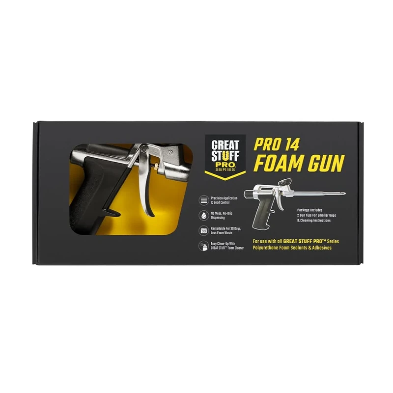 Great Stuff 99046685 Pro 14 Foam Dispensing Gun Pro 14 Dispensing Foam Gun, Silver
