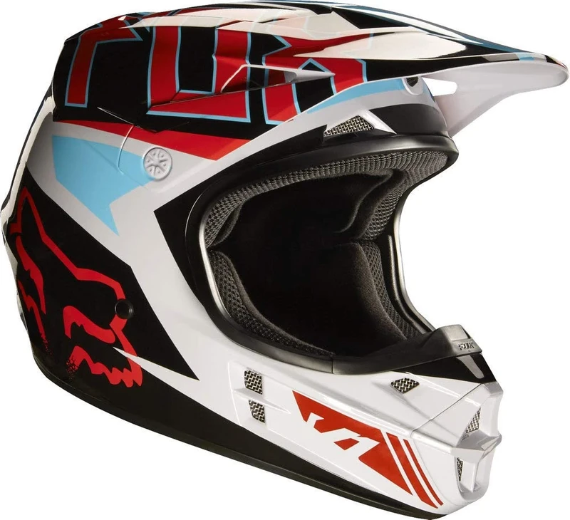 V-1 Falcon Helmet Grey/Red