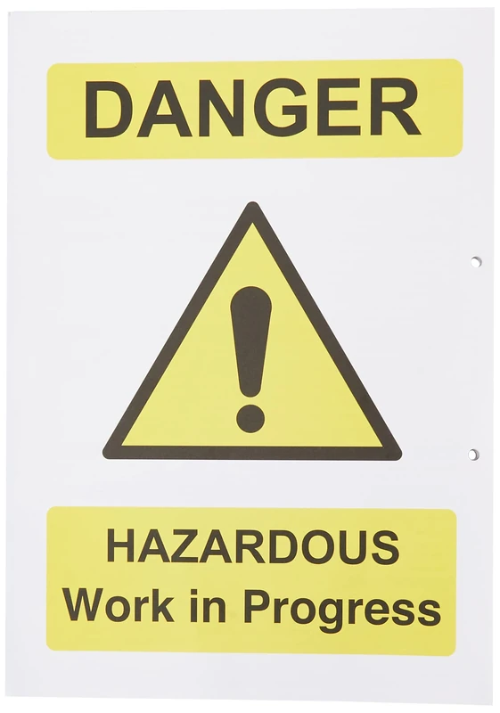 Caledonia Signs 58171 "Permit to Work: Electrical Work" Label, 3 part NCR, 210 mm x 297 mm (Pack of 10)