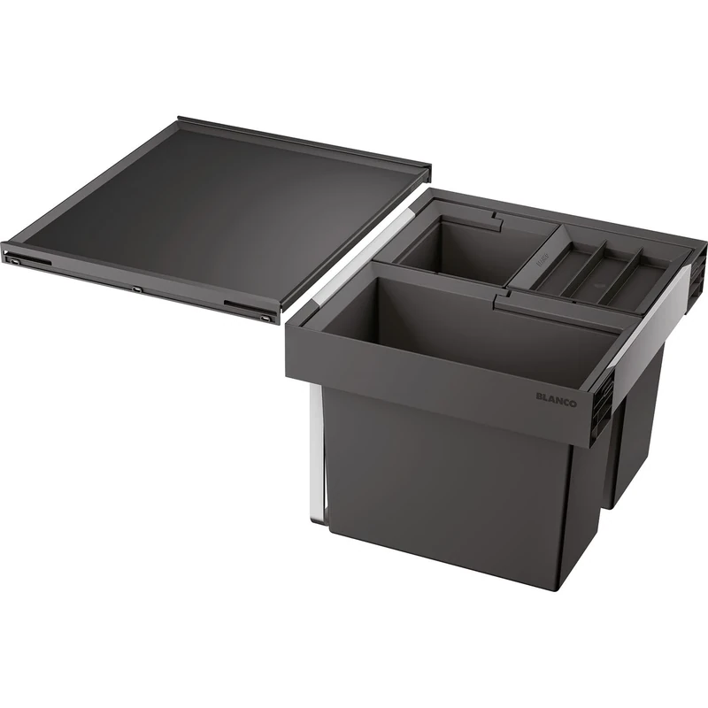 Kitchen Waste sorter Container from Blanco Flexon II 50/3-521470, Black