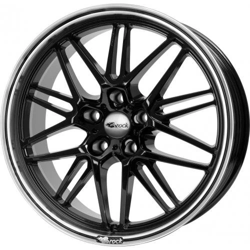 Brock B28 8.5 x 19 ET 35 Bolt Circle 5 x 114 Hub Centering 72.6 580070520, Black Horn-Polished