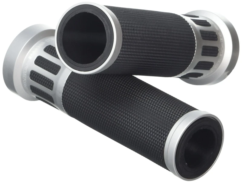 Puig 8188P Grips Radikal Set, Silver, 123 mm