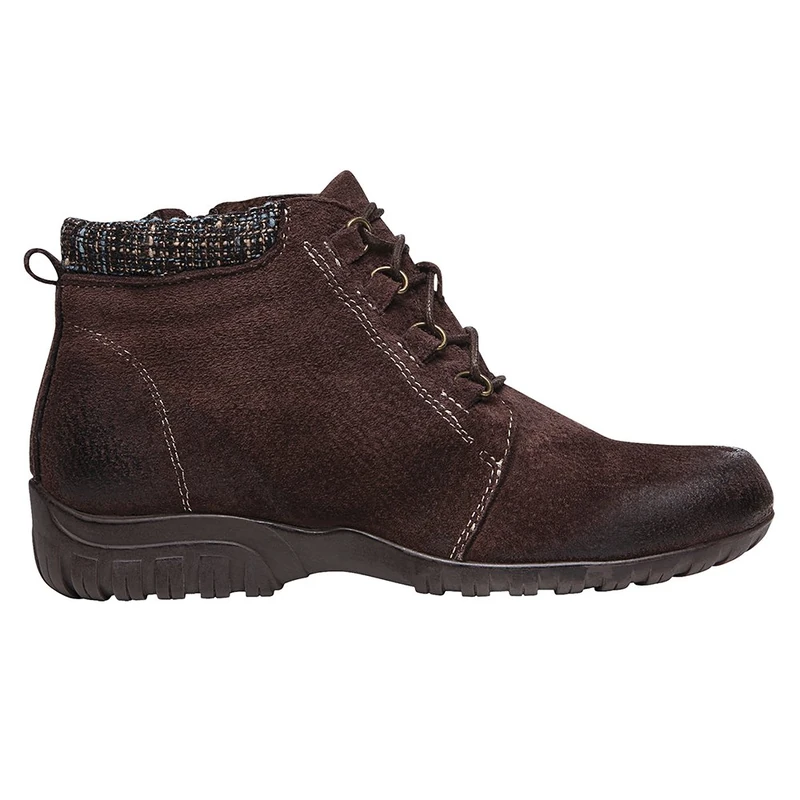 Propét Women's Delaney Ankle Bootie, Brown 1, 4.5 UK