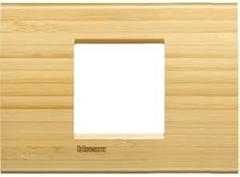 BTicino LIVINGLIGHT lna4819lba – ll-placa 2 m Cent Bamboo - Image 1