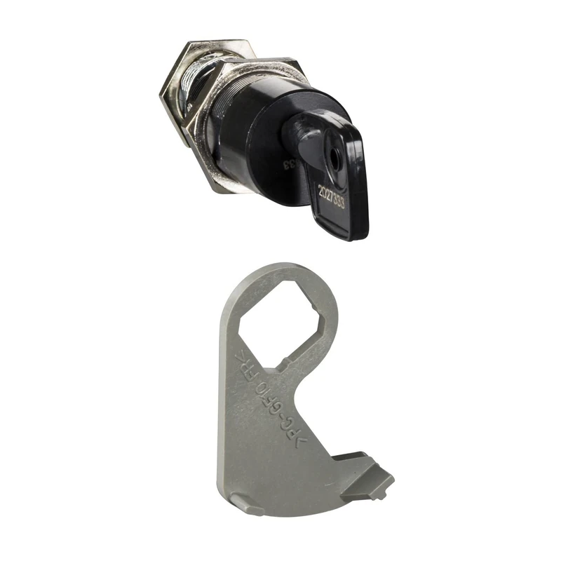 Schneider Electric 33869 Off Position Locking For Rotary Handle W, White - Image 1