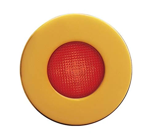 Daisalux Lyrra R/R LED Beacon Transparent Red 230 Gold - Image 1