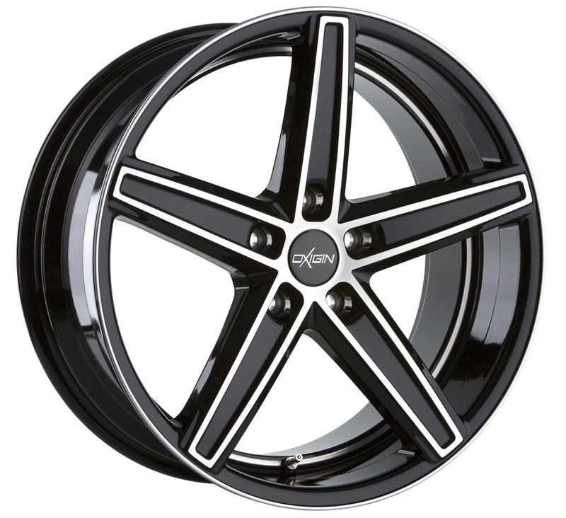 Oxigin 18 Concave 11.50 x 21 Offset 50 Bolt Pattern 5.00 x 120.00 Centre Bore 76.90 OXACHTZE11521K150BFPHD, Black Full Polish - Image 1