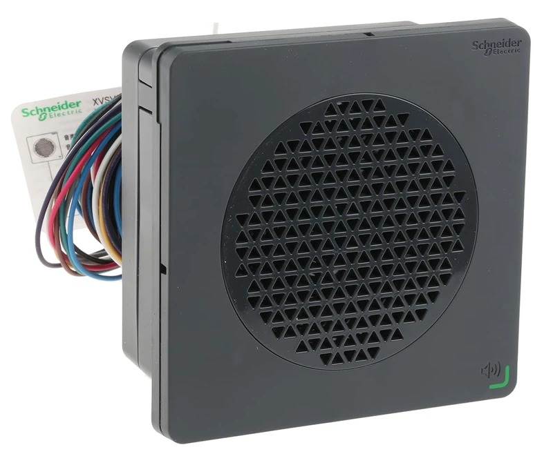 Schneider Electric Editable voice alarms, black, mounting 96 mm DIN rail, PNP, 12...24V DC