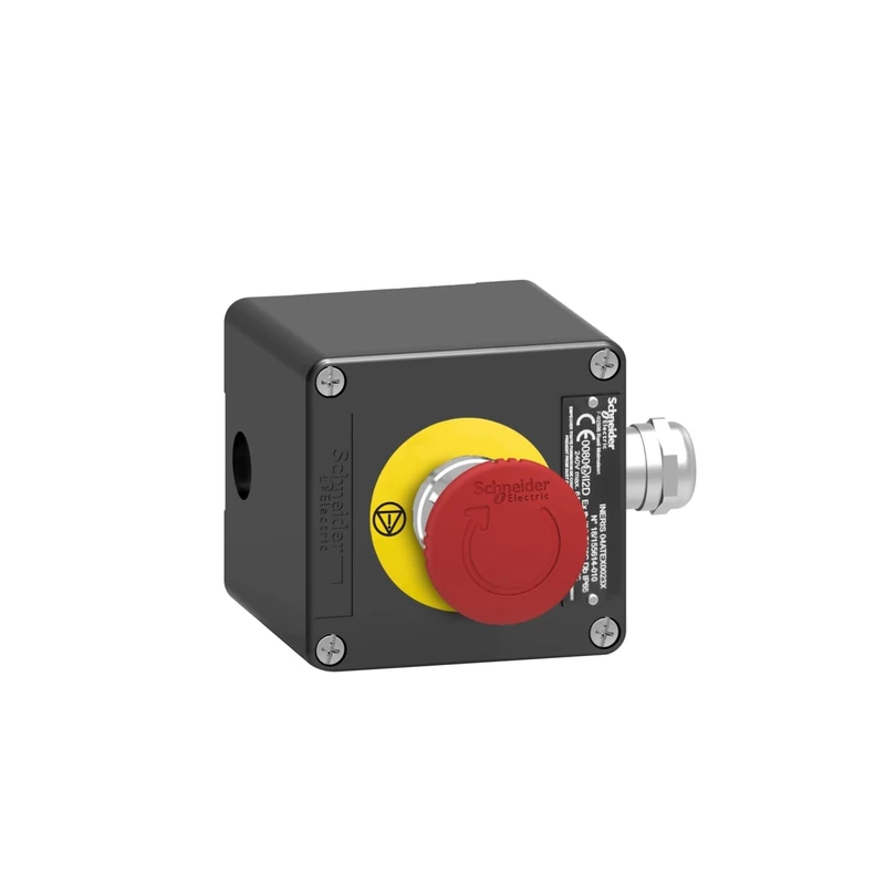 Schneider elec pic - MSS 82 22 – Push Box atex Metal 1 Mushroom Emergency