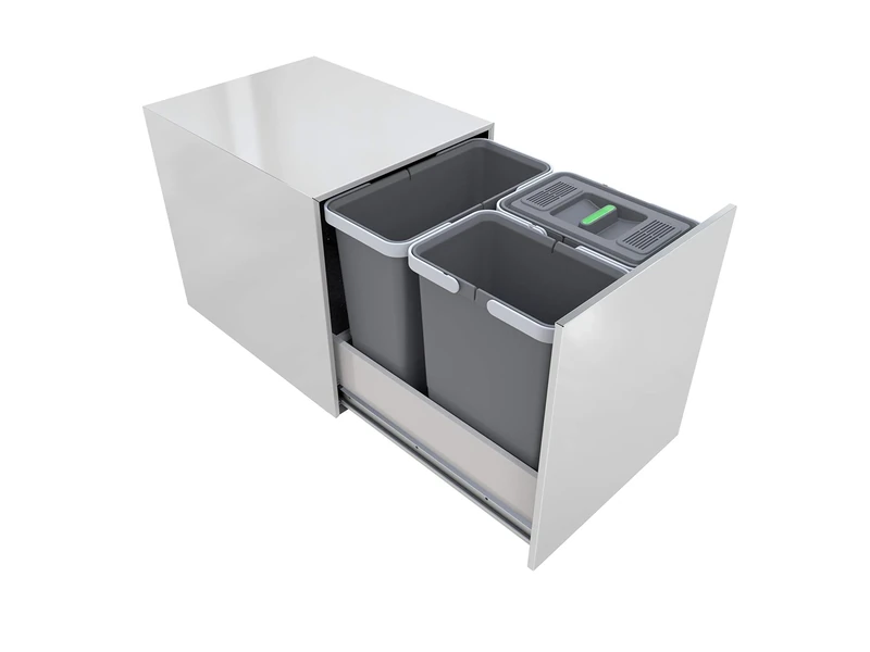 ELLETIPI Street 2.0 Pa2 inl424333 a Differentiated Removable Steel Bin for Base, Steel, 33 x 43 x 40 cm