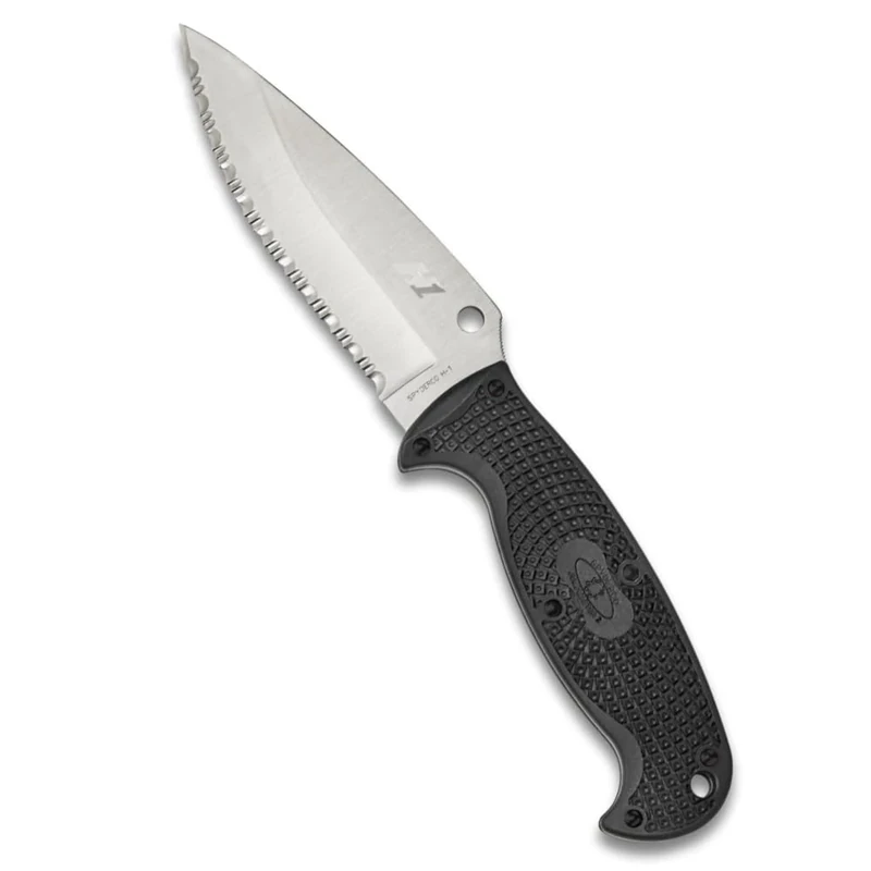 Spyderco Jumpmaster 2 Fixed Blade Knives Unisex Adult, Grey