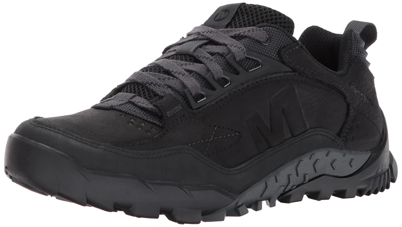 Merrell Men's Annex Trak Low Walking Shoe, Black, 7.5
