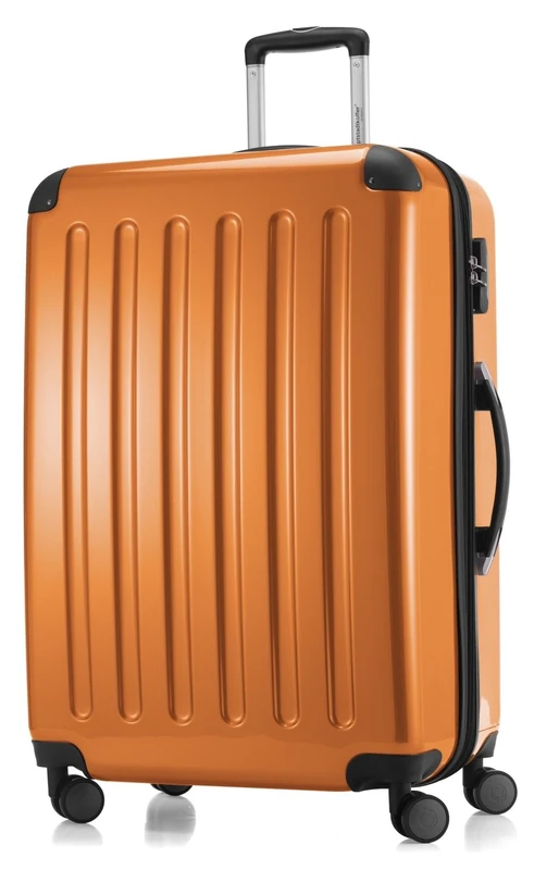HAUPTSTADTKOFFER - Alex - Luggage Suitcase Hardside Spinner Trolley Expandable 28", Orange