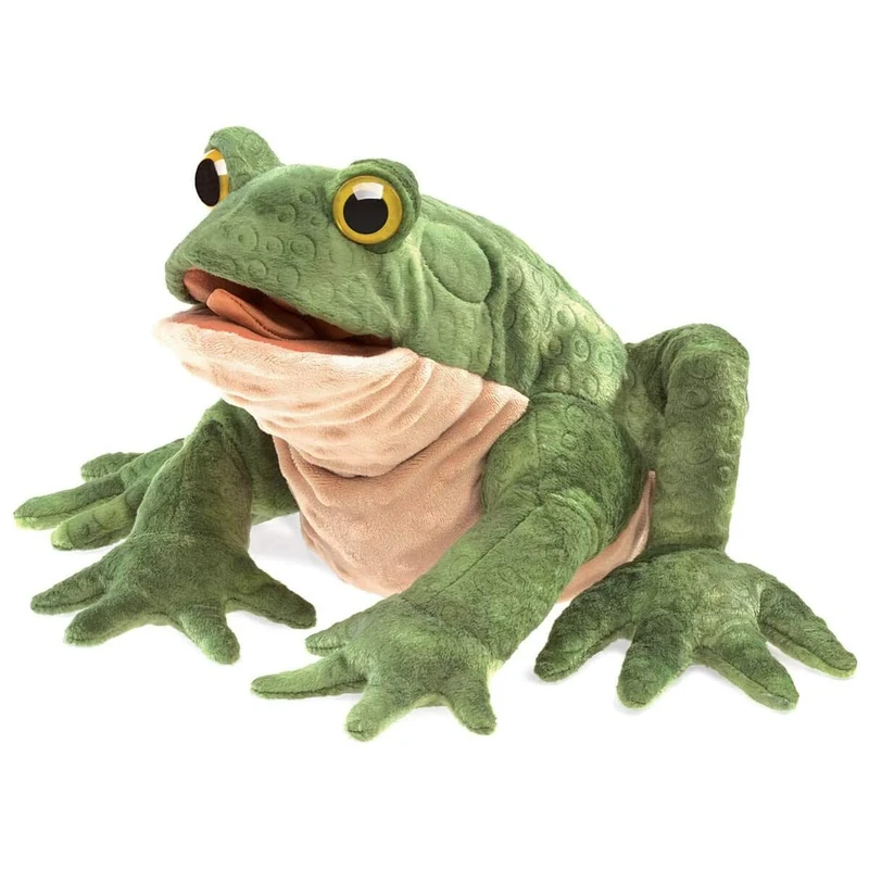 Folkmanis 3099 Green Hand Puppet - Tan