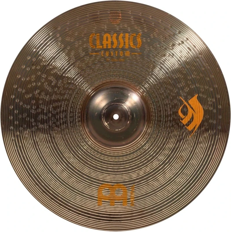 Meinl Cymbals Classics Custom Brilliant Brann Dailor Ghost Ride Cymbal 21 inch (Video) for Drum Set (53,34cm) B12 Bronze, Brilliant Finish, Made in Germany (CC21GR)