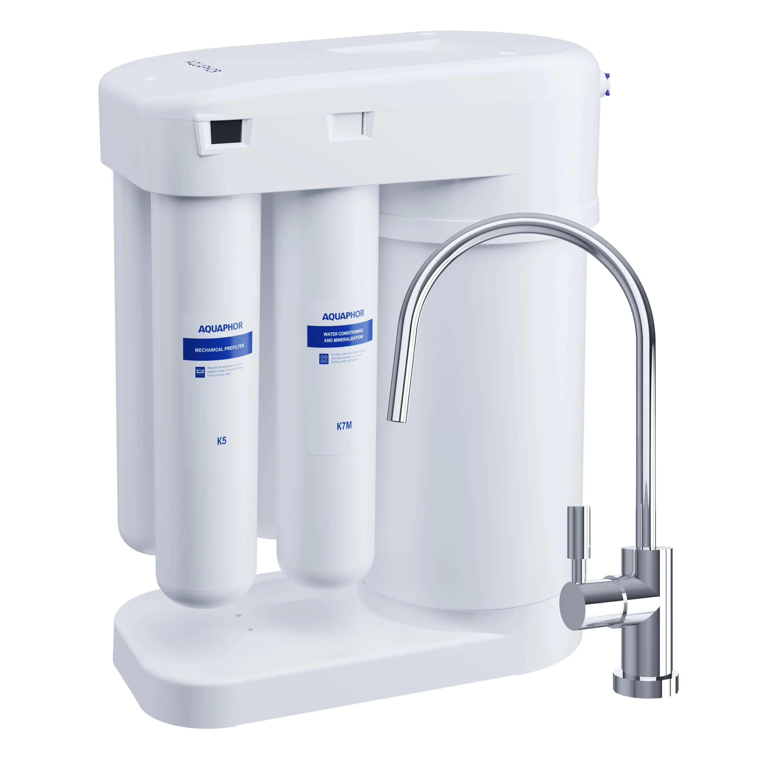 AQUAPHOR RO-101S Compact Reverse Osmosis Water Filter - Under Sink Filtration System