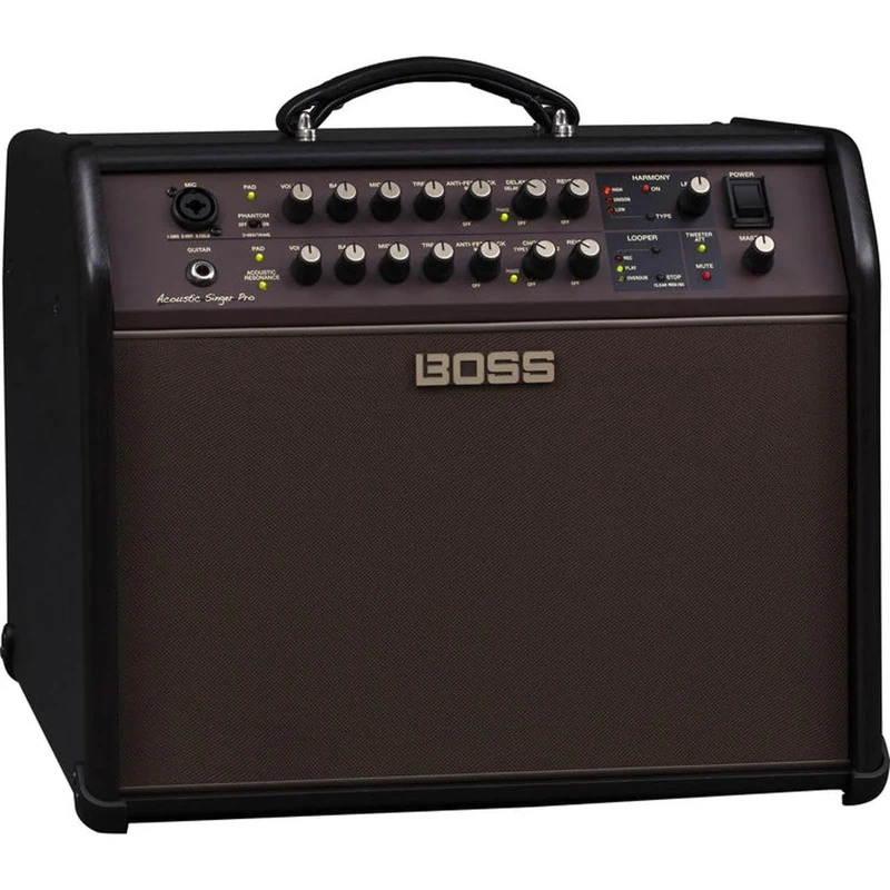 BOSS Acoustic Singer Pro Acoustic Amplifier, Professional acoustic amplifier with premium sound and features