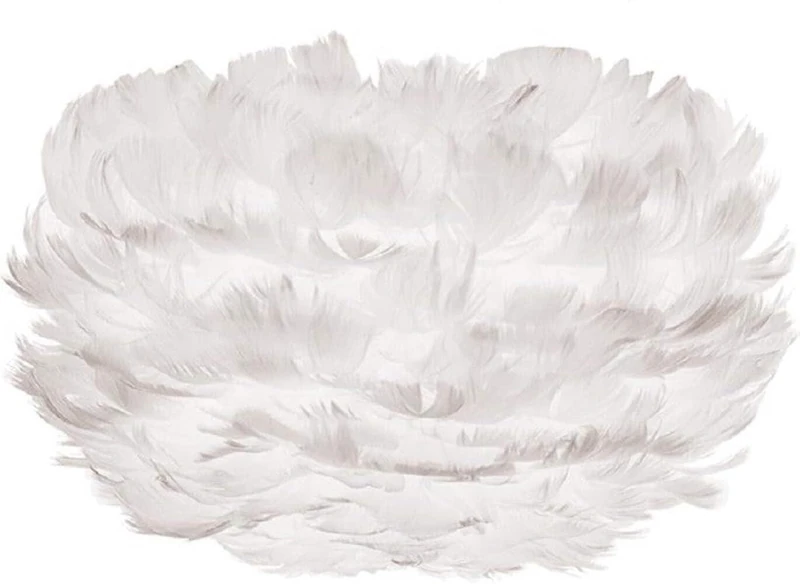 Vita Copenhagen EOS Micro Feather Pendant Ceiling / Lamp Shade 22 x 16cm - White - Image 1