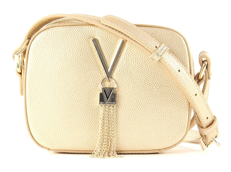 Valentino Mario Divina, Women's Haversack, 6x13x17 cm (B x H x T), gold, Talla Única
