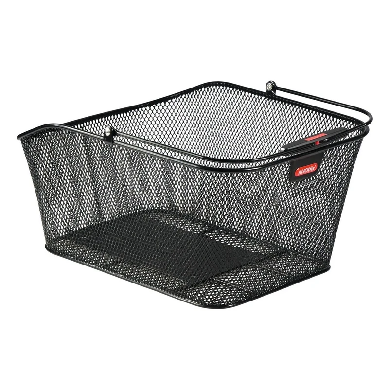 KLICKfix Unisex – Adult Rear Wheel Basket 2128051310 Rear Wheel Basket, Black, 40 x 20 x 30 cm