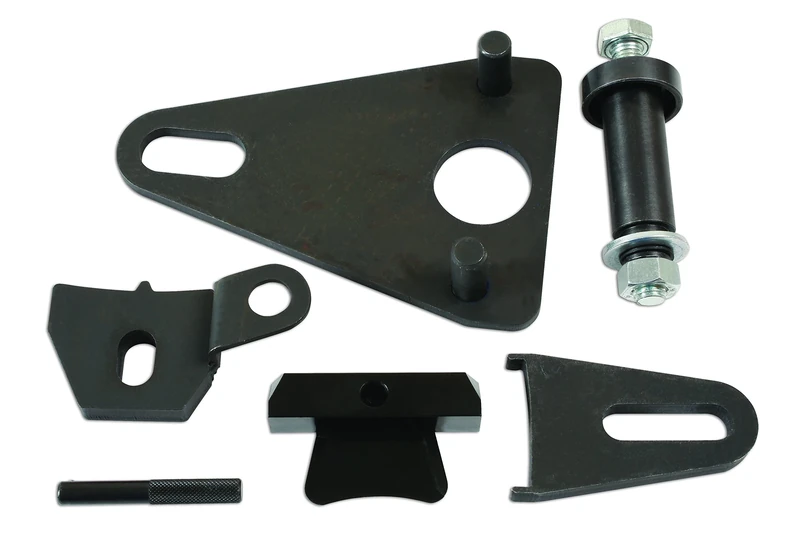Laser 6812 Flywheel/Front Pulley Locking Tool Kit - for Renault, Nissan