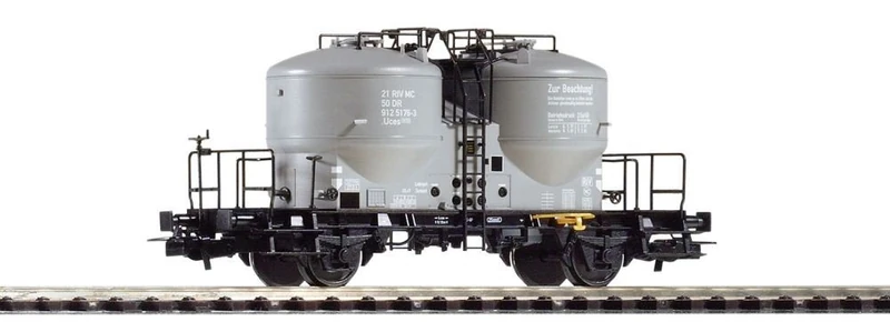 Piko 54695 Cement Silo Wagon UCS V9120 Black Dr IV, Rail Vehicle - Image 1