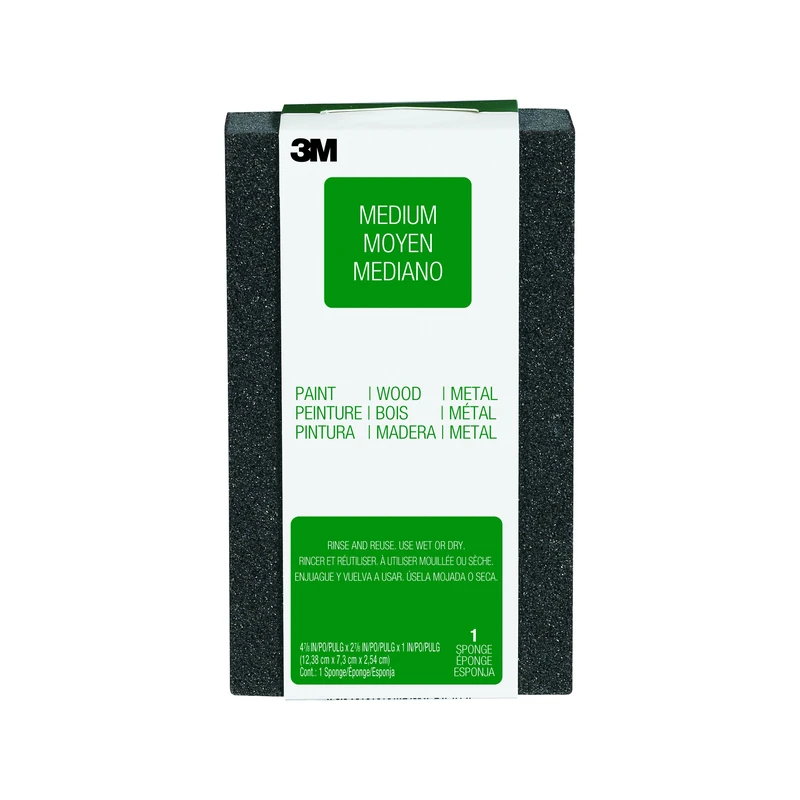 3M 7000060136 Sanding Sponges, 96 x 67 x 25 mm - Industrial packaging - Fine Soft dend.