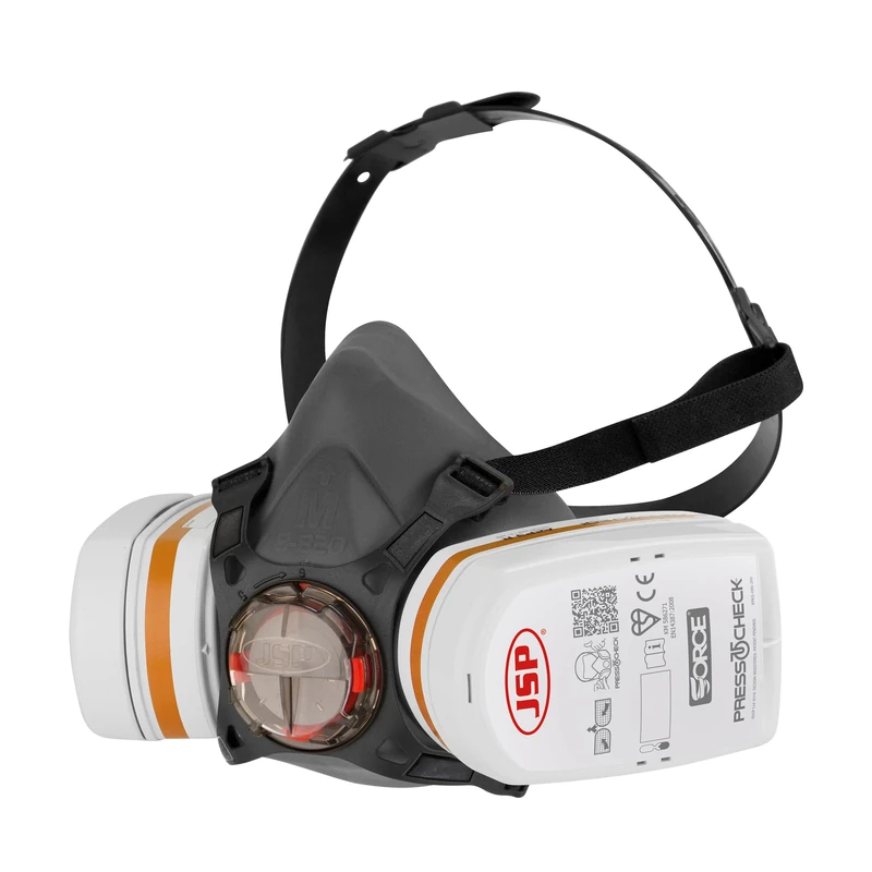 Force 8 Half-Mask with Press To Check A2P3 Filters (JSP BHT0B3-0L5-N00)