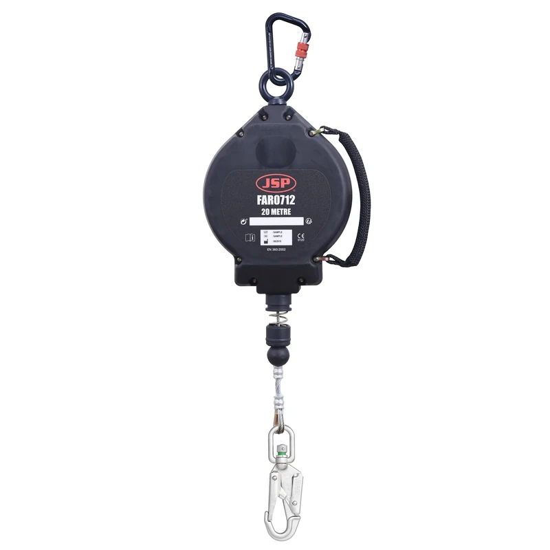 20 m Wire Retractable Fall Limiter (Atex app) (JSP FAR0712)