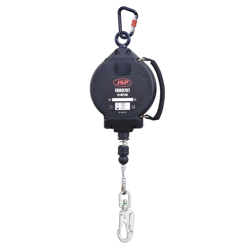 JSP 15m Wire Retractable Fall Limiter (Atex app) (FAR0707)