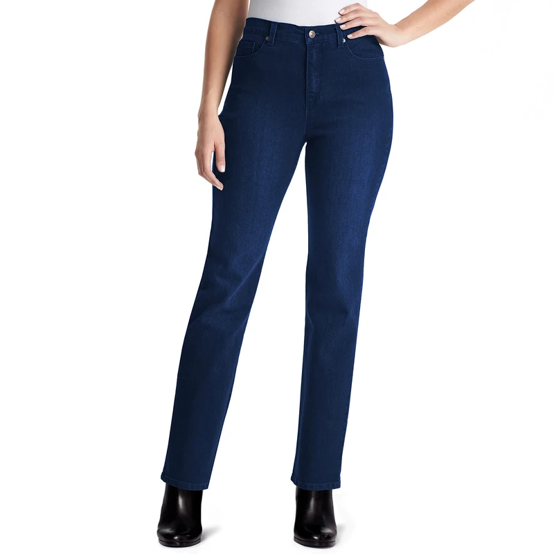 Gloria Vanderbilt Women's Amanda Classic High Rise Tapered Jean Plus Size, Portland, 22