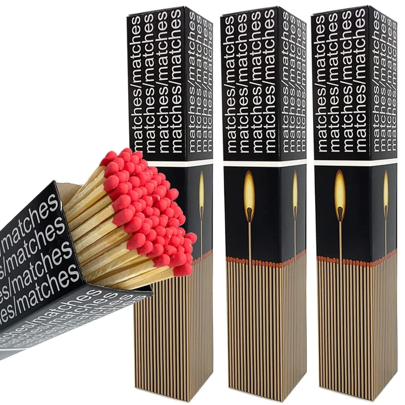 270 Extra Long Manor Matches for Stoves BBQ Open fires and fireplaces 3 boxes!