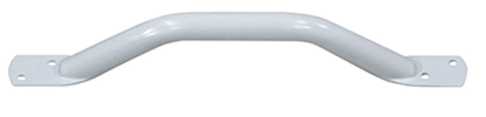 Aidapt White Safety Outdoor Indoor 15" (382 50mm) Easy Grip Coated Steel Grab Bar Rail Support Aid