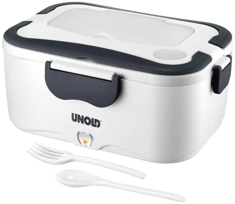 Unold 58850 Electric Lunch Box, Plastic, white, 23.2 x 16.5 x 11.5 cm