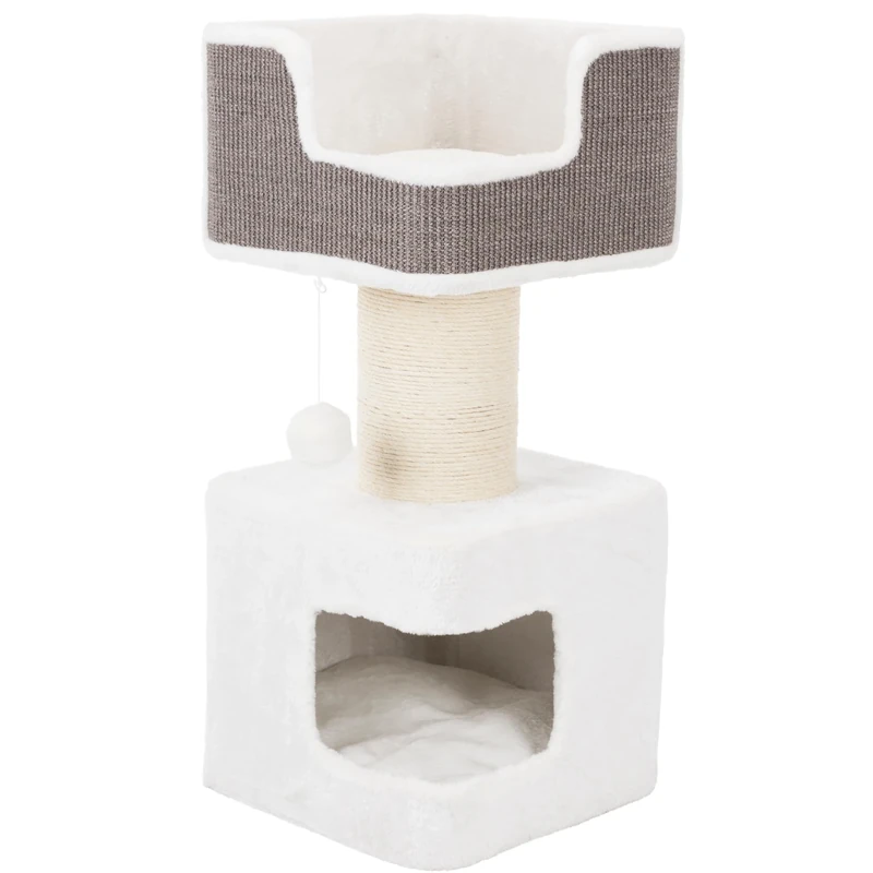 TRIXIE Ava 44668 Cat Scratching Post XXL 86 cm White/Grey