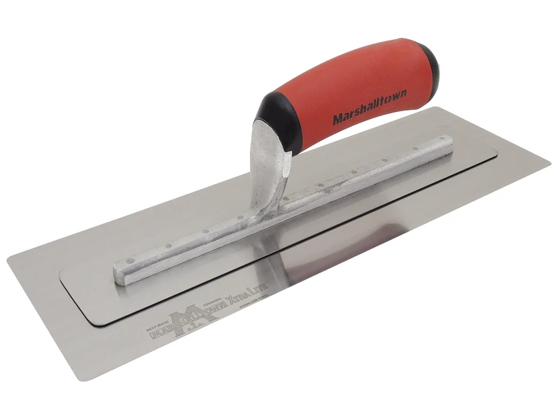 Marshalltown M/TMPF12D MPF12D Permaflex Plasterer Trowel DuraSoft, Steel, 12 x 5-Inch